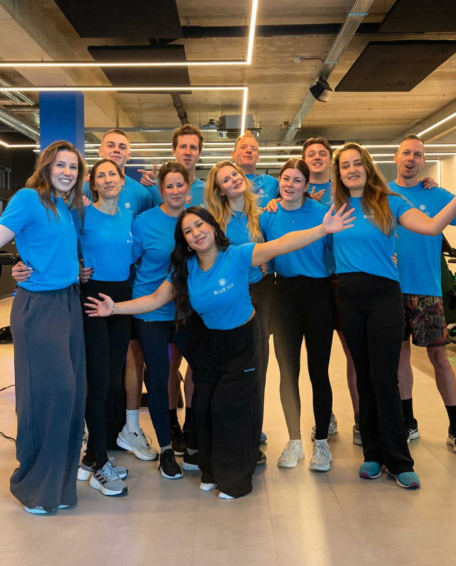 Het Blue Fit team